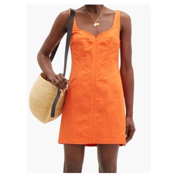Mara Hoffman Anita Orange Mini Dress - Picture 2 of 13